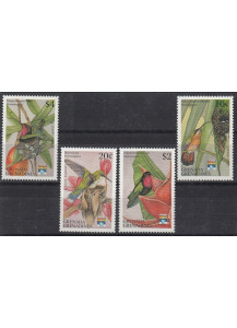 GRENADINES 1992 francobolli serie completa nuova Yvert e Tellier 1335-8